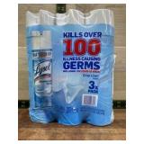 Lysol Disinfectant Spray, Crisp Linen, 3-Pack