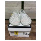 Steve Madden Clear Slip-On Jelly Shoes, Size 8