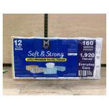 12 Boxes of 2-Ply Premium Facial Tissue