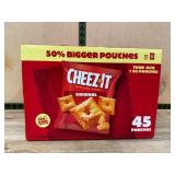 Cheez-It Original Baked Snack Crackers, 45 Pouches