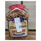 Plastic Container of Mini Pretzel Twists