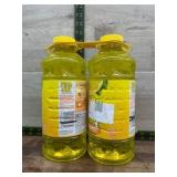 Two Pine-Scented Cleaning Solution Bottles