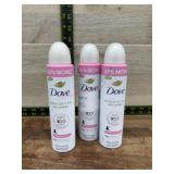 Dove Advanced Care Dry Spray, Pack of 3