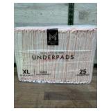 Pack of 25 XL Total Protection Underpads