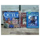 3 Hardback quilting books