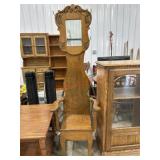 Antique hall tree