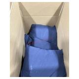 Box of 9 navy blue throw pillows