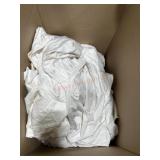 Box lot of various size sheets and pillow cases