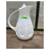 White coffee carafe