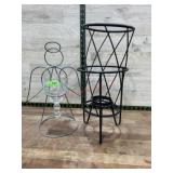 Metal candle stands and Angel candle holder