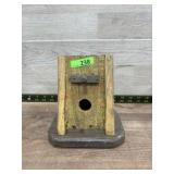 Wood bird house
