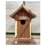 Cedar bird house