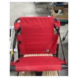 Red stadium seat