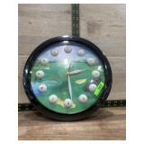 Golf wall clock