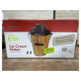 Wooden ice cream maker