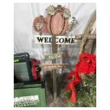 Welcome sign