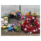 4 Various wreaths