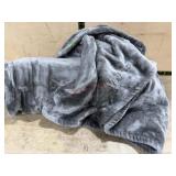 Grey twin size blanket