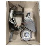 Flat with c clamp, Chaulk lines and misc. tools