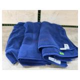 3- Blue bath mats
