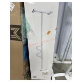 Security pole and curve grab bar