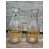 2- Midwest Dairy milk bottles