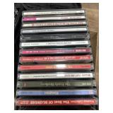 2- Storage cases of various CDs  mostly rock