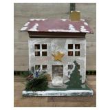 Cardboard style Christmas house