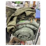 Sleeping bag and tent cover