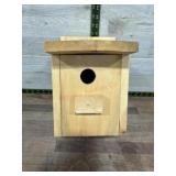 Wood bird house