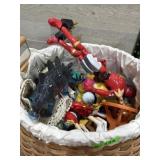 Basket of misc. toys