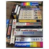 Flat of VHS movies