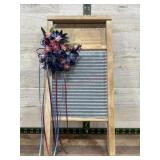 Metal wash board