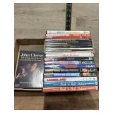 Flat of 22 DVD movies
