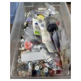 Tote of misc. buttons