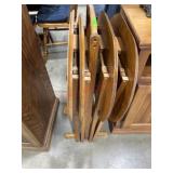 Set of 4 TV trays on stand