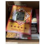 Box of cookbooks