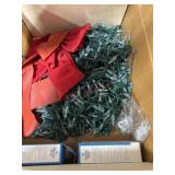 Box of Christmas lights