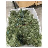Tote of greenery garland