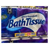 Ultra Premium Bath Tissue, 45 Rolls