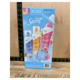 3-Pack Secret Dry Spray Antiperspirant