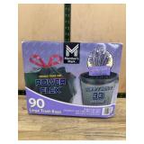 90 Count Heavy-Duty 33-Gallon Trash Bags