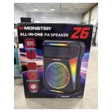 Monster all in one PA speaker MSRP $249