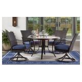 Heritage collection 5 piece round dining set in