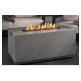 Dansford 52ï¿½ rectangular gas fire pit MSRP $499