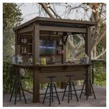 Keter 7.5x6.5 signature collection bar gazebo