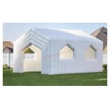 Inflatable event tent. Stock photo is only for