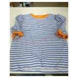 Rebecca Minkoff Striped Long-Sleeve Shirt, XL