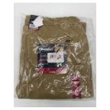 Khaki Twill Pull-On Pants, XL