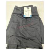 Black Large Skort With Stretch Fabric